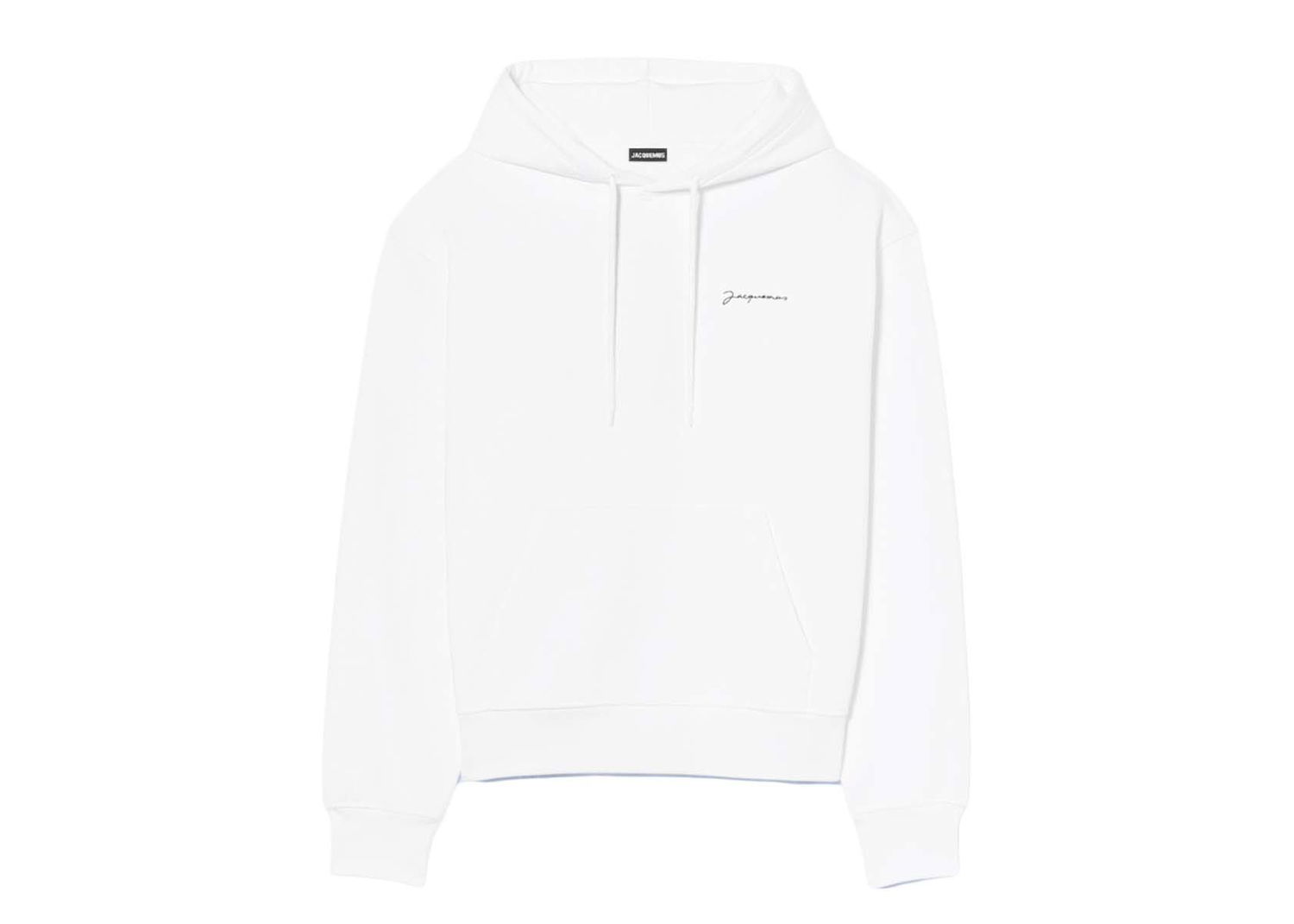 Суитчър Jacquemus Le Sweatshirt Brode Embroidered Logo Hoodie Бяло | 216JS300-2210 100, 0