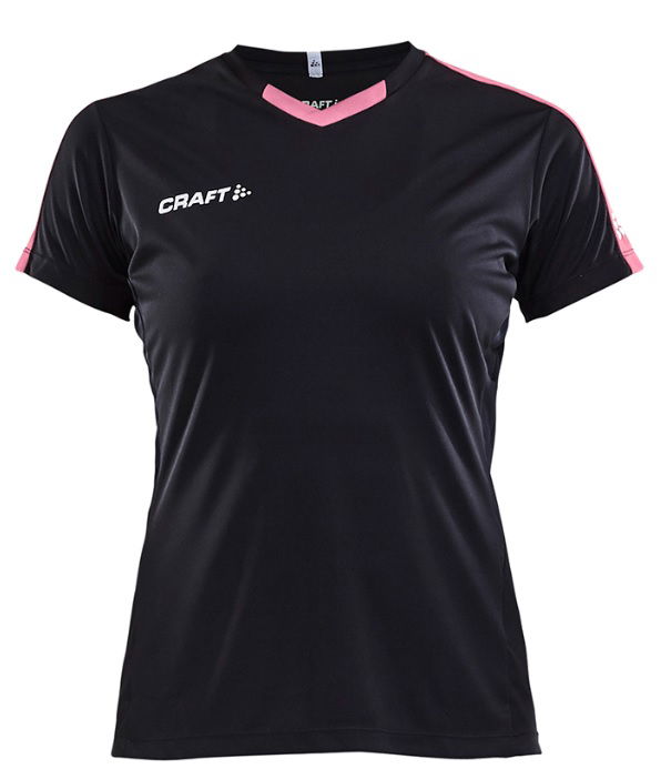 Тениска Craft Contrast Jersey Short Sleeve Sports T-Shirt Черно | 1905567-9471, 0