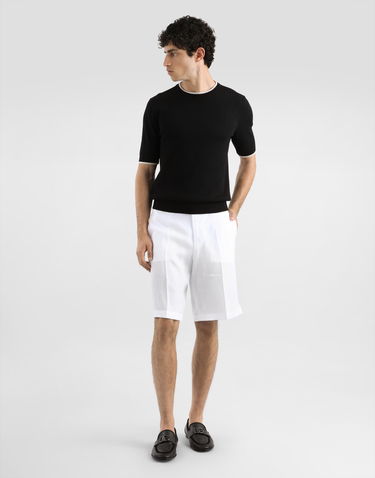 Пуловер Dolce & Gabbana Dolce & Gabbana Crewneck Short Sleeve Sweater Черно | GXX03TJBCH1N0000, 1