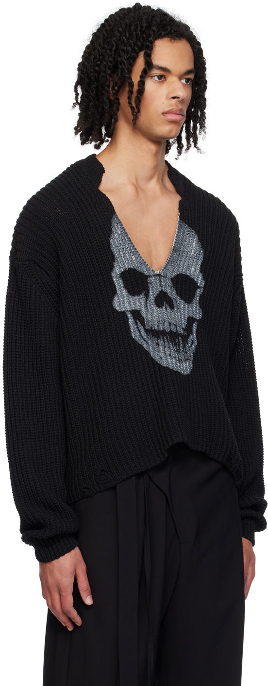 Пуловер Ottolinger Ottolinger Skull Knit Sweater Черно | 706203, 1