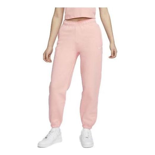 Спортни панталони Nike Lab Solo Swoosh Fleece Sweatpants Розово | DA0334-697