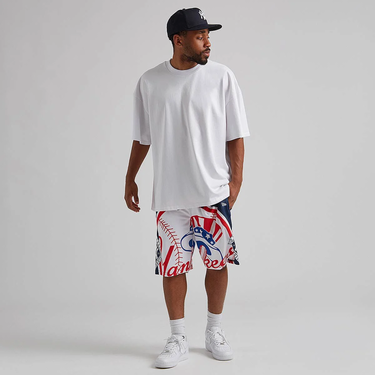 Къси панталони New Era New York Yankees Graphic Mesh Shorts Многоцветен | 60421295-60421295, 1