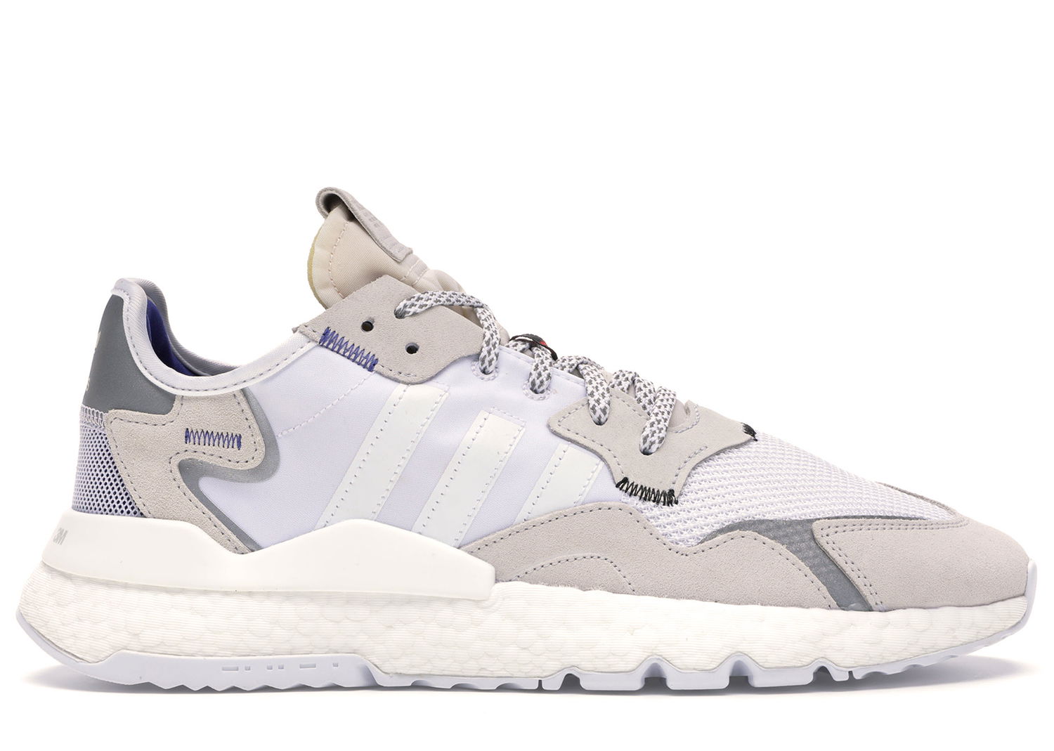 Кецове и обувки adidas Originals Nite Jogger 3M Cloud White Бяло | EE5885, 0
