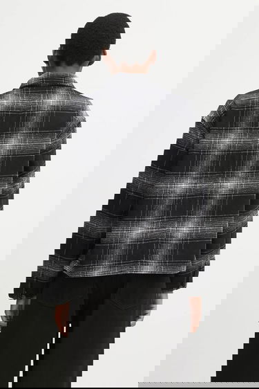 Яке Carhartt WIP Brennan Plaid Shirt Jacket Черно | I035519-34J.XX, 4