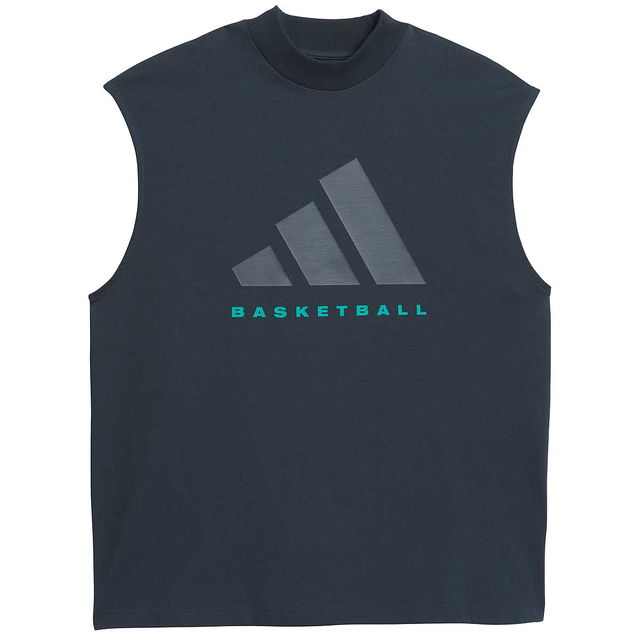 adidas BASKETBALL SLEEVELESS T-SHIRT, Blau