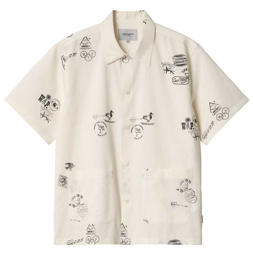 Риза Carhartt WIP Stamp Shirt Бежово | I033689-2MAXX