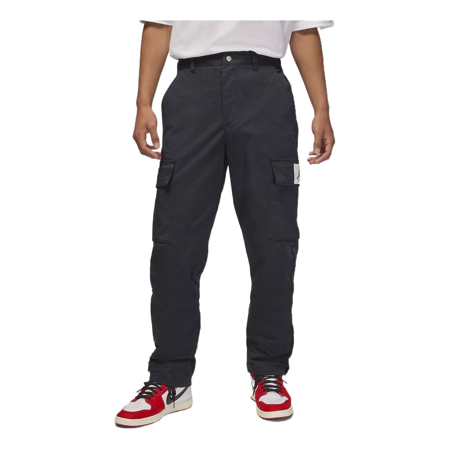 Карго панталони Jordan Jordan Button Closure Casual Pants Черно | DQ7343-010, 0