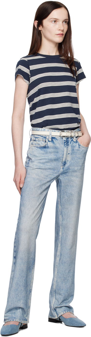 Дънки rag & bone Rag & Bone Women's Miramar Terry Shea Lounge Pants Синьо | WCW24H70028202, 3