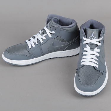 Кецове и обувки Jordan Air Jordan 1 Retro Mid ''Cool Grey'' Сиво | 554724-022, 2