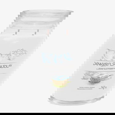 Свещи Yankee Candle Large Jar Candle Clean Cotton 2 Wicks Бяло | 40367, 0