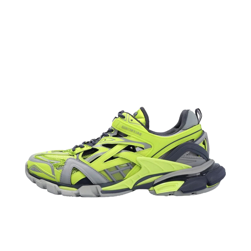 Кецове и обувки Balenciaga Track 2 Acid Green Grey Dark Grey (Women's) Жълто | 568615-W3AE2-3512