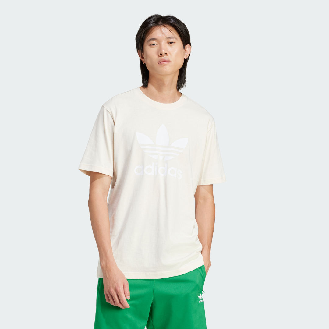 Тениска adidas Originals Adicolor Trefoil Tee Бяло | IU2367, 1