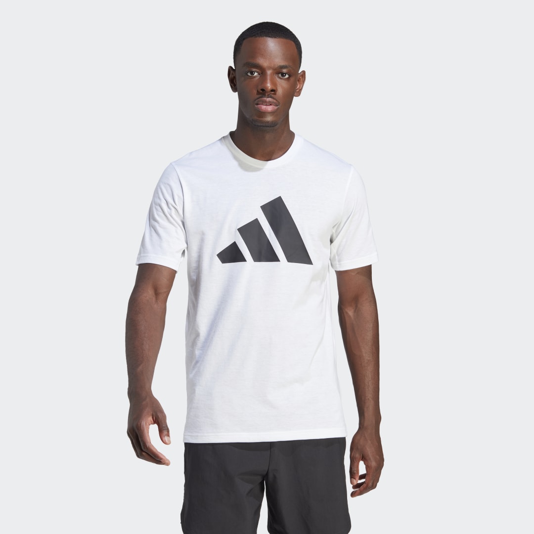 Тениска adidas Performance Train Essentials Feelready Logo Training Бяло | IM4373, 0