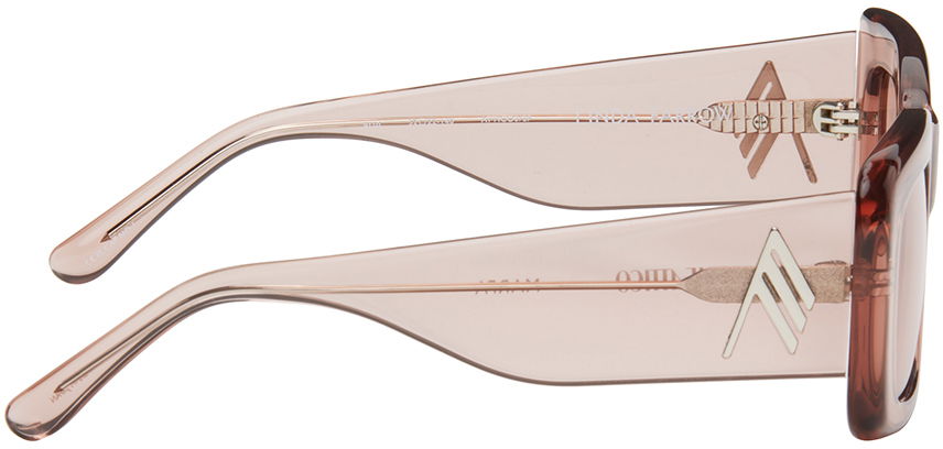 Слънчеви очила The Attico The Attico Linda Farrow Edition Marfa Sunglasses Розово | ATTICO3C27SUN, 1