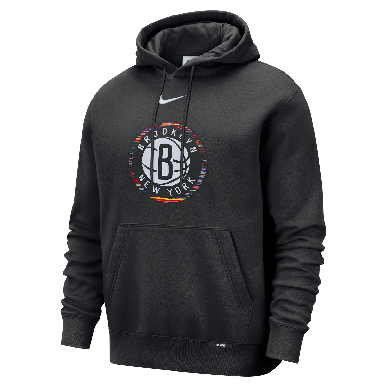 Суитчър Nike Brooklyn Nets City Edition Club Hoodie Черно | HQ5503-010, 1
