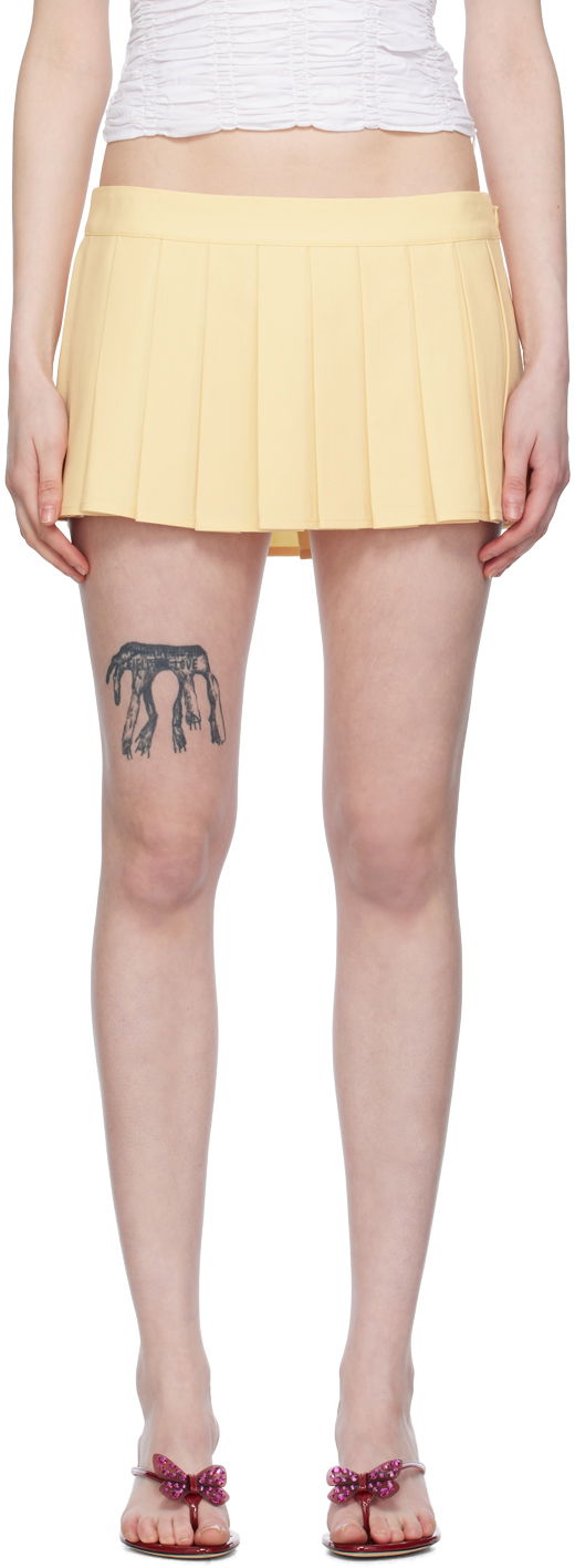 Guizio Fairfield Pleated Miniskirt