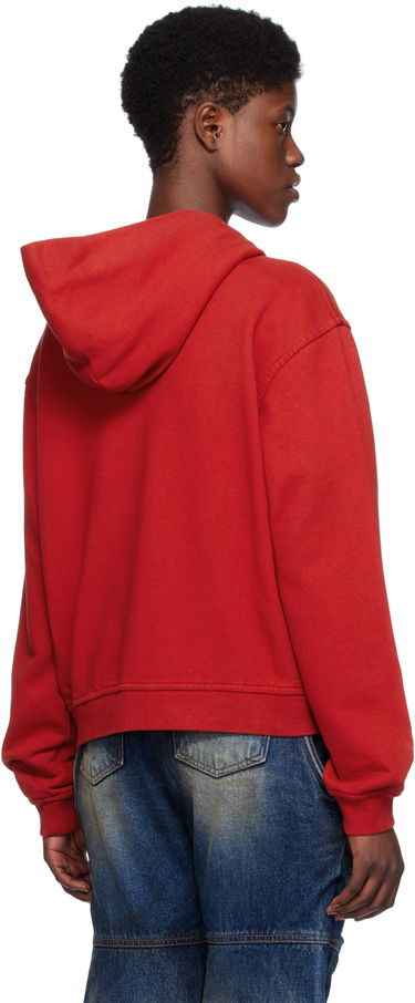 Суитчър We11done We11done Zip Hoodie Червено | WD-TJ0-24-785-U-RD, 2