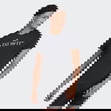 Тениска adidas Originals Techfit Graphic Tee Черно | HZ9686, 0