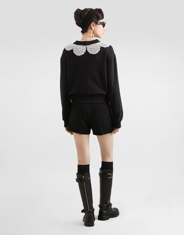Къси панталони Dolce & Gabbana Dolce & Gabbana Wool Crepe Shorts Черно | FTDBHTFU2TZN0000, 2