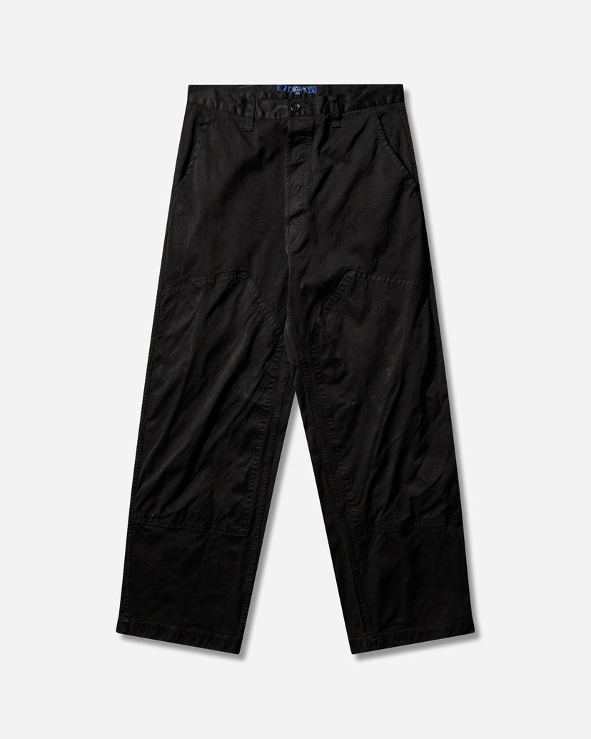 Панталони Junya Watanabe Garment Dyed Nylon Pants Черно | WP-P025-W25 1