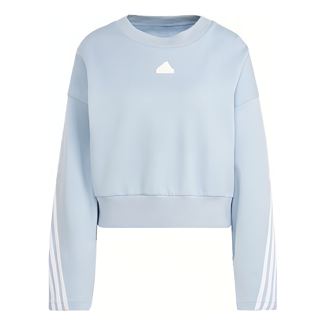 Пуловер adidas Originals Future Icons 3-Stripes Cropped Sweatshirt Синьо | IL3056, 0