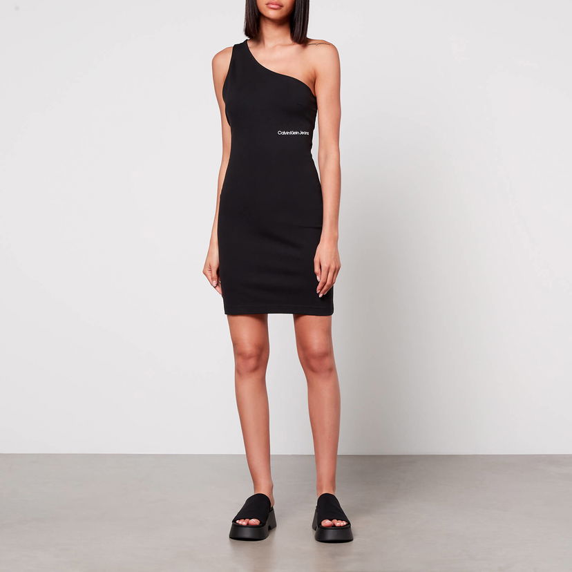 Pокля CALVIN KLEIN Milano Stretch-Jersey Mini Dress Черно | J20J220757BEH