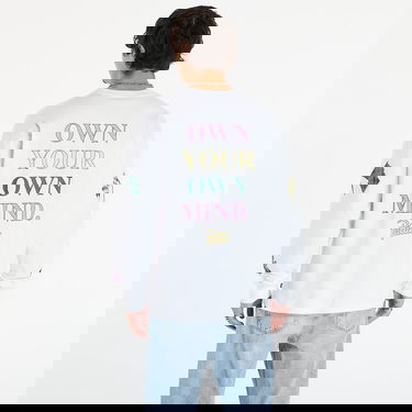 Тениска Patta Patta Own Your Own Mind Graphic Long Sleeve T-Shirt Бяло | POC-AW25-1000-299-0007-002, 2