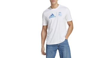 Тениска adidas Performance Real Madrid Graphic Tee Бяло | ht6463, 1