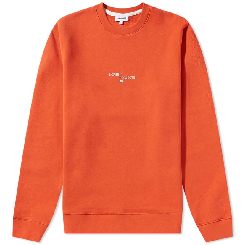 Суитчър NORSE PROJECTS Vagn Nautical Crewneck Sweatshirt Оранжево
 | N20-1295-4040