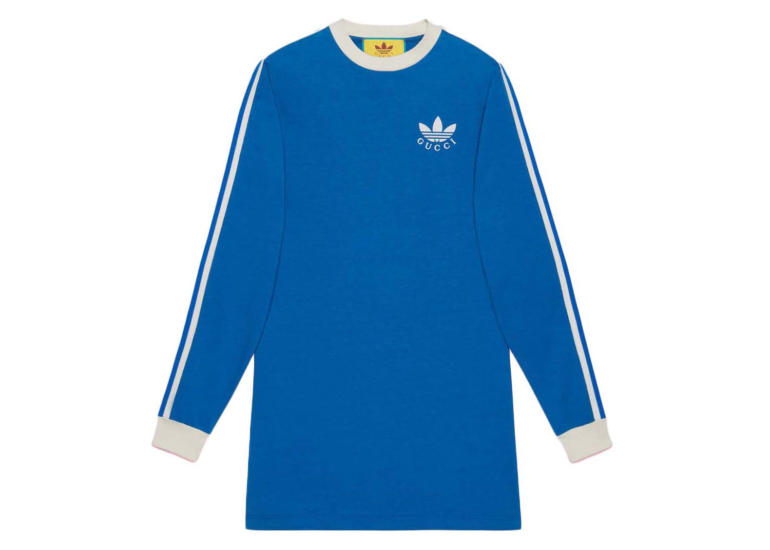 Тениска Gucci adidas x T-Shirt Dress Синьо | 693537 XJEBS 4153, 0