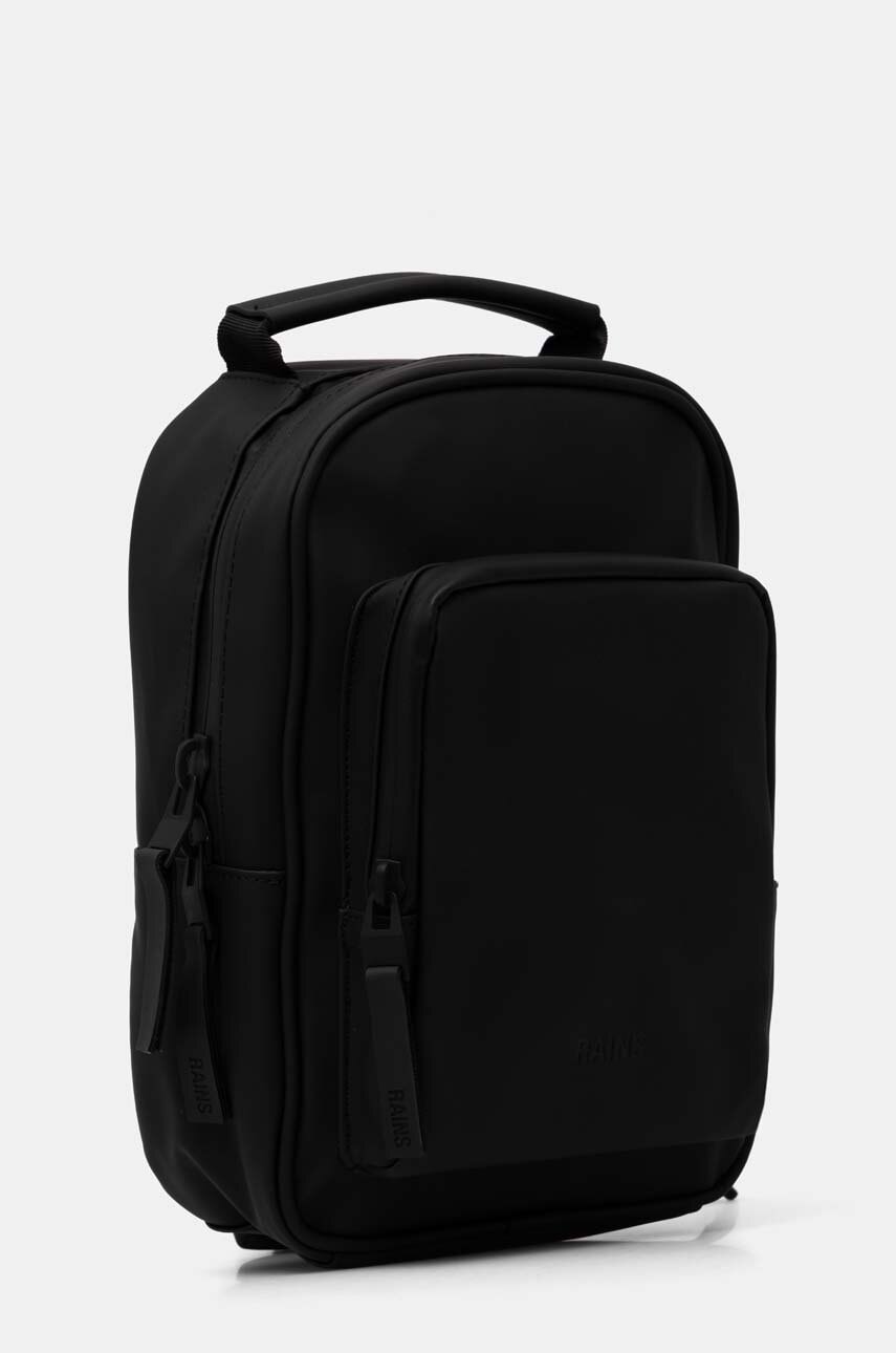 Раница Rains Book Daypack Mini W3 Черно | 13690.01, 1