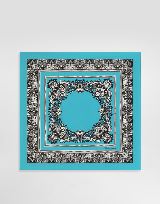 Dolce & Gabbana Silk Print Scarf