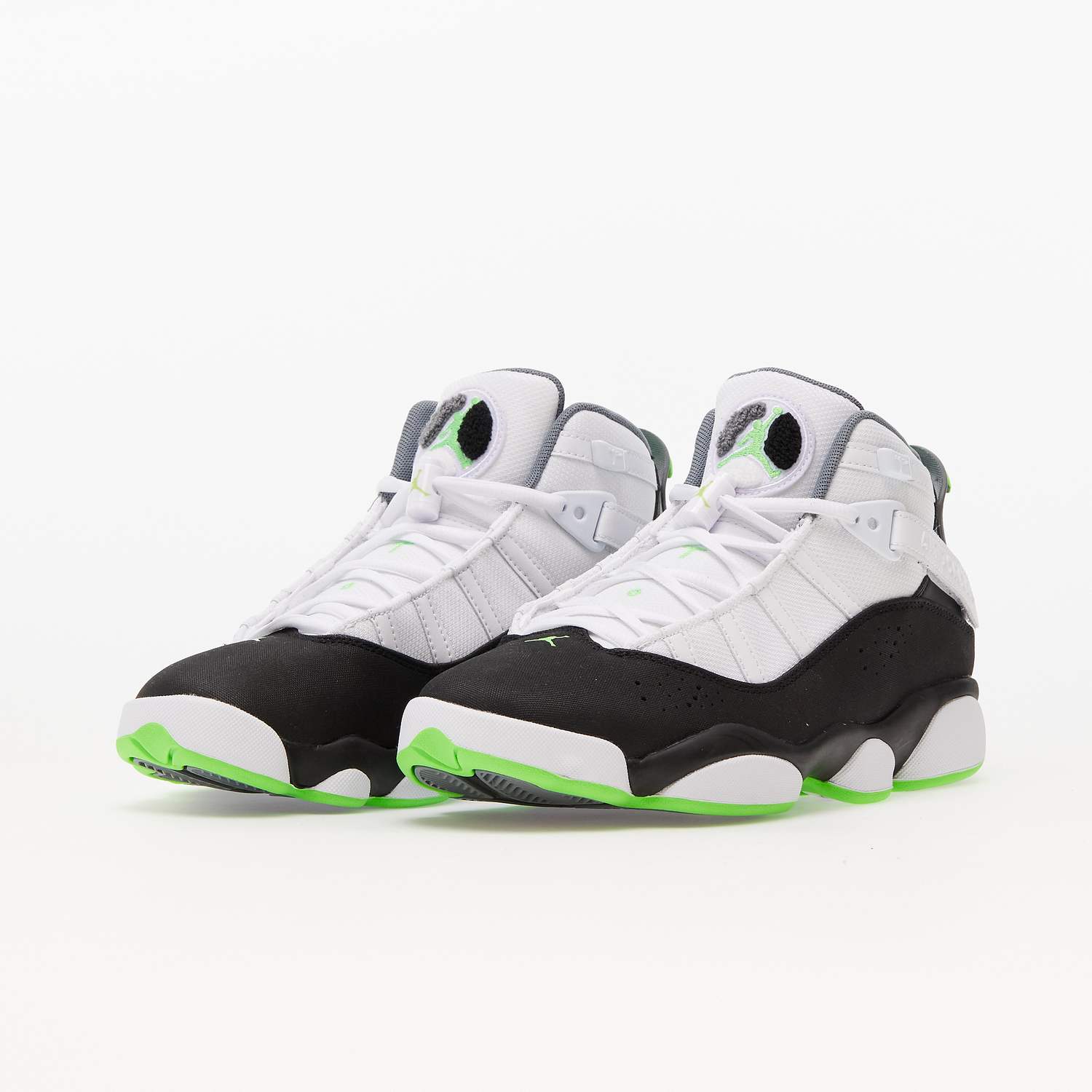 Кецове и обувки Jordan Jordan 6 Rings white/green strike-black Черно | 322992-130, 1