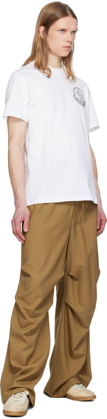 Тениска Moncler Moncler Archivio Creativo T-Shirt Бяло | K10918C0005689AJS, 4