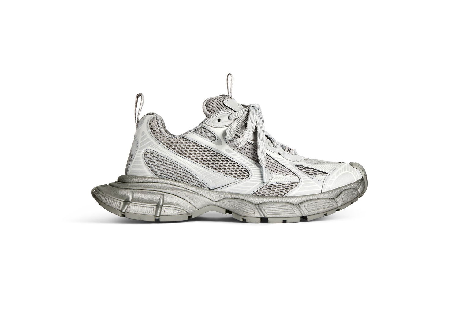 Кецове и обувки Balenciaga 3XL Reflective Grey Сиво | 734734W3XLR1281, 0