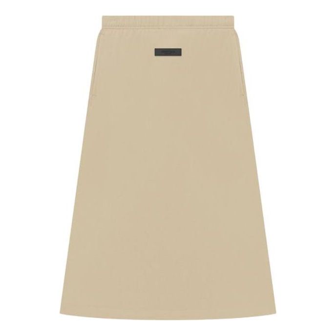 Пола Fear of God Fear of God Essentials SS23 Long Skirt Бежово | FOG-SS23-223