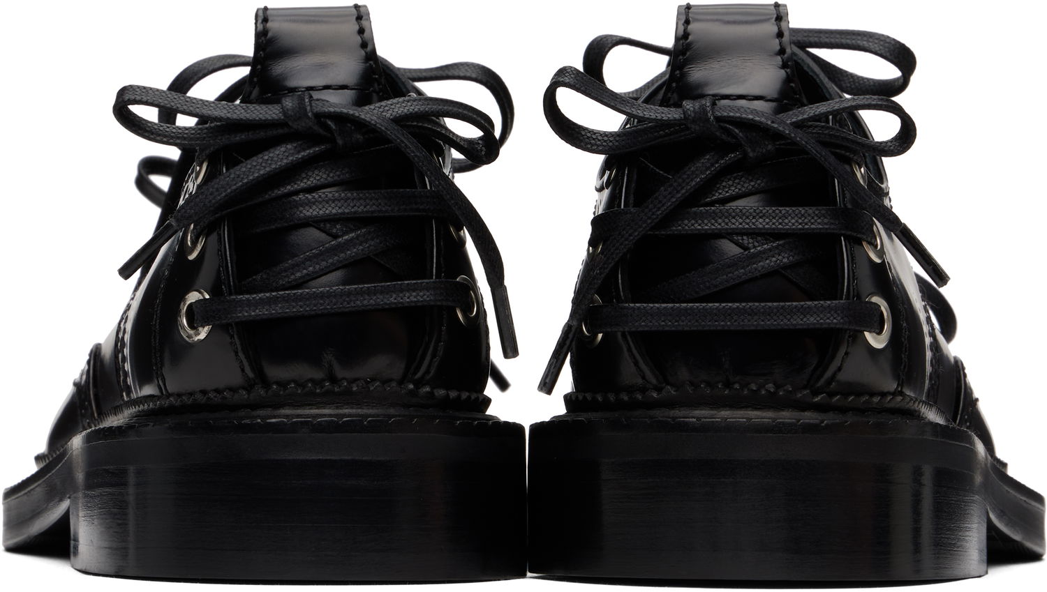 Облекло Simone Rocha Simone Rocha Multi-Lace Cutout Brogues Черно | BRG12 0740, 1
