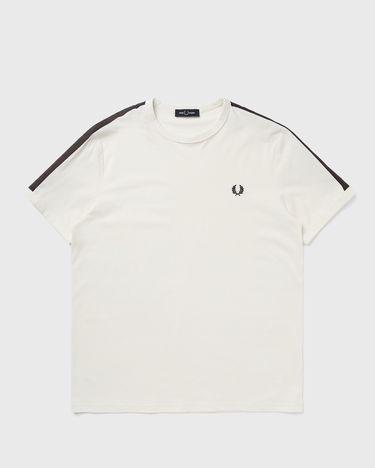 Тениска Fred Perry CONTRAST TAPE RINGER T-SHIRT Бяло | M4613-42A, 0