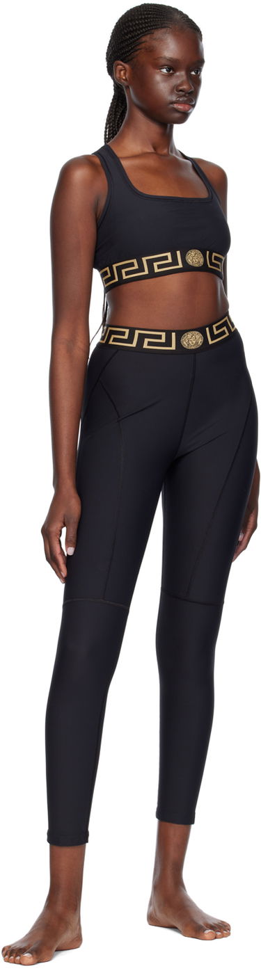 Клинове Versace Versace Greca Leggings Черно | 1004103 1A02322 1B000, 4