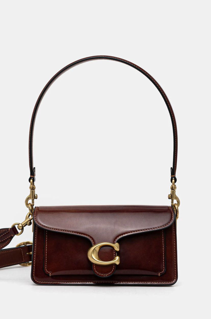 Чанта през рамо Coach Tabby Shoulder Bag Кафяво | CW632