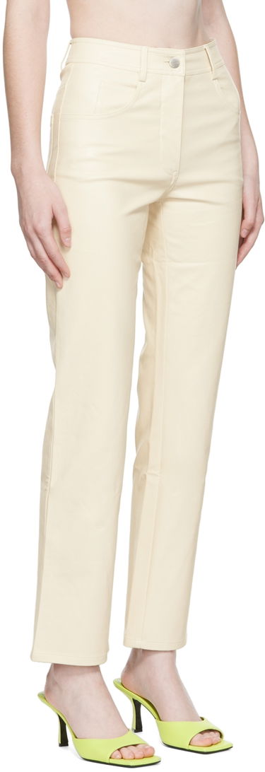 Панталони Miaou Miaou Junior Faux-Leather Pants Бежово | 1010-CL-CRE-PU, 1