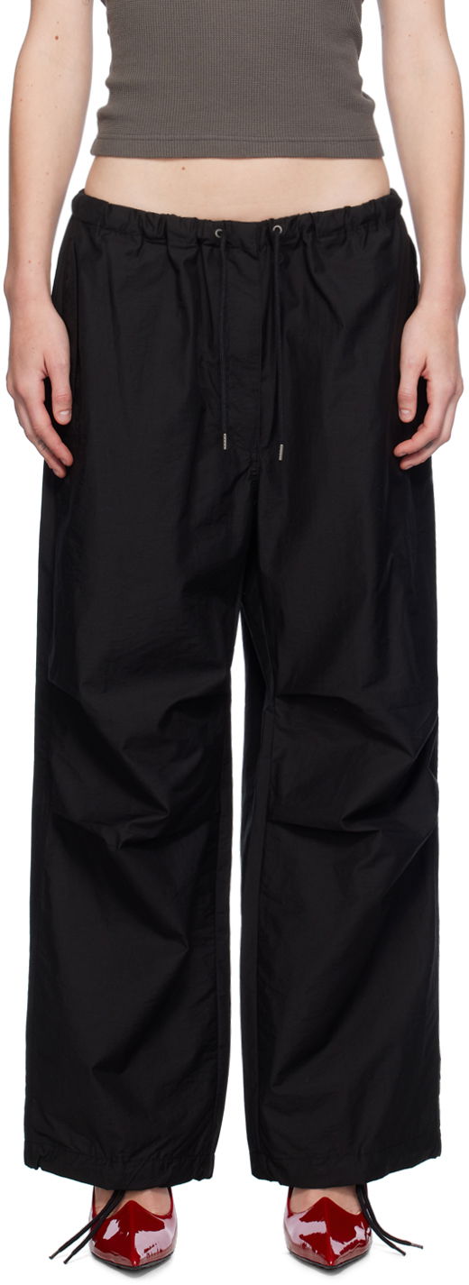 Панталони Acne Studios Relaxed-Fit Trousers Черно | AK0824-, 0