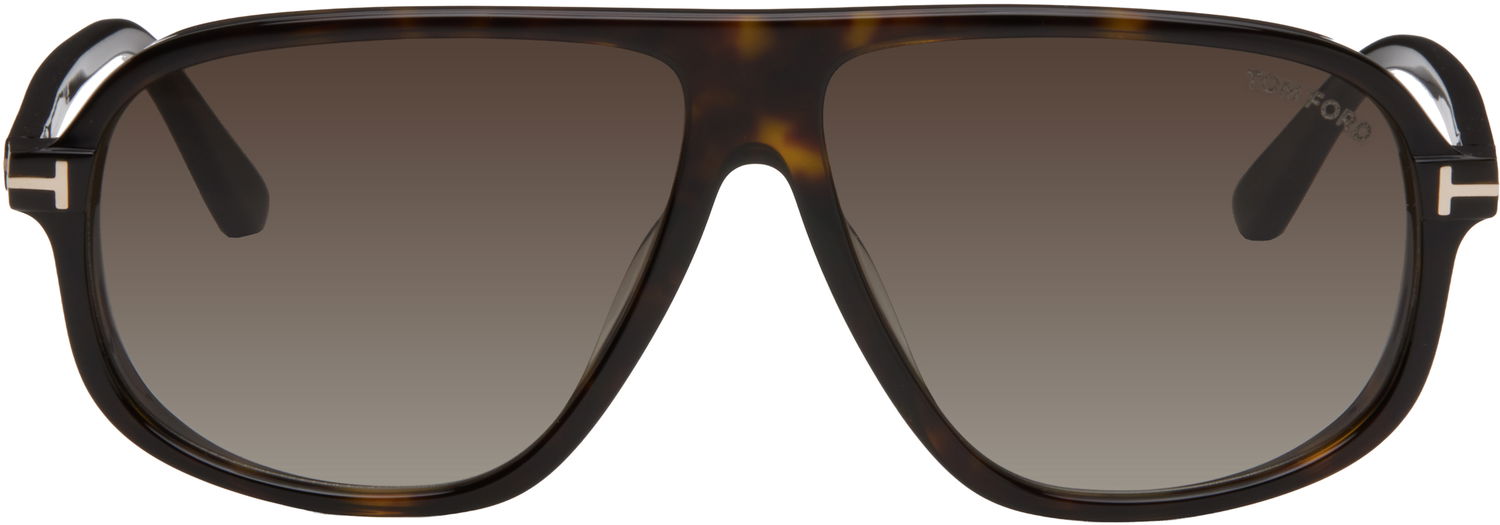 Слънчеви очила Tom Ford Tom Ford Guillaume Sunglasses Кафяво | FT1208_6152K, 0