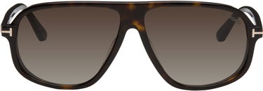 Слънчеви очила Tom Ford Tom Ford Guillaume Sunglasses Кафяво | FT1208_6152K, 0