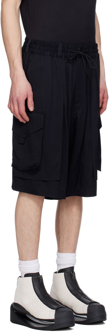 Къси панталони Y-3 Y-3 Rayon Twill Cargo Shorts Черно | JD1482, 4