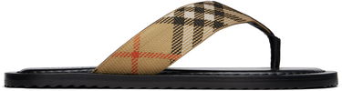 Кецове и обувки Burberry Burberry Check Pavilion Sandals Бежово | 8109162, 0
