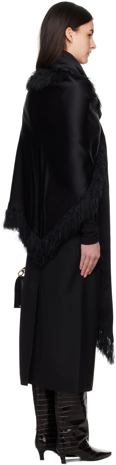 Пола TOTEME TOTEME Fringe Shawl Черно | 251-WSC4504-FB0344, 2