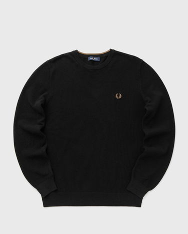 Пуловер Fred Perry Pique Stitch Knitted Jumper Черно | K1309-102, 2