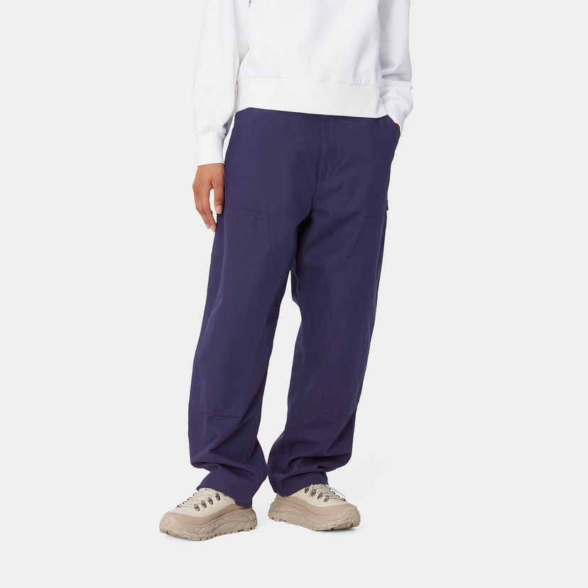 Карго панталони Carhartt WIP Double Knee Relaxed Fit Women's Pants Синьо | I034247_5