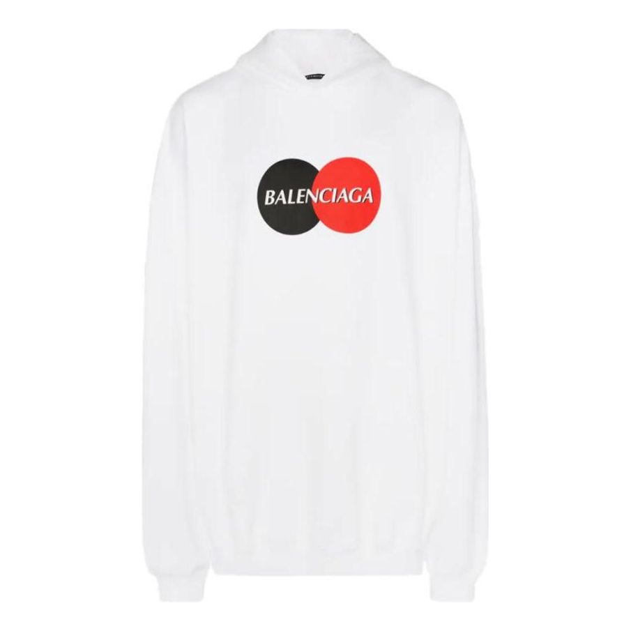 Суитчър Balenciaga Balenciaga Uniform Logo Hoodie Бяло | 620973TIV809000, 0